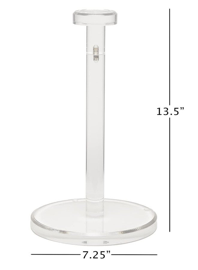 Decorative Things Paper Towel Holder Dispenser Kitchen Decor Design Organization Storage Accessories, Countertop, Pantry, Bathroom or Laundry Room, Clear Acrylic, Made in USA 13.5" - Image 5